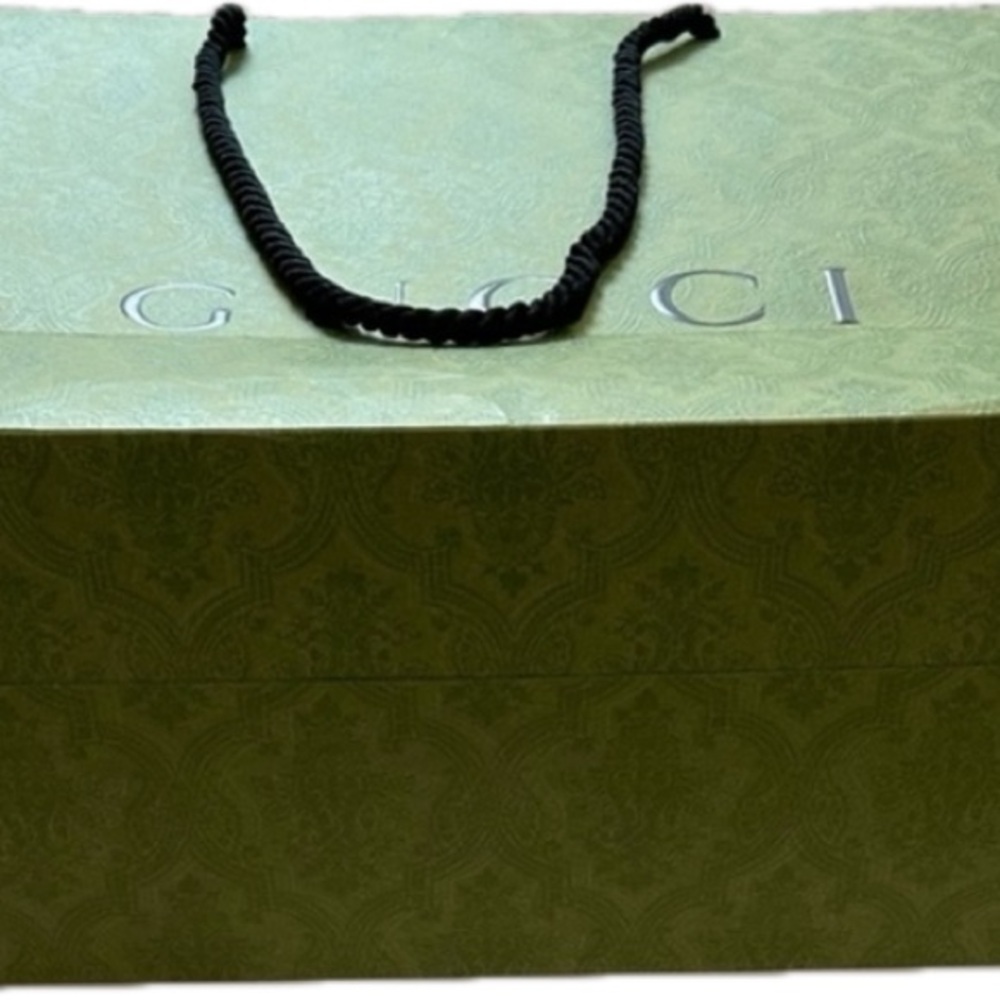 Gucci Green &Black Shopping bag , NEW - Picture 2 of 6